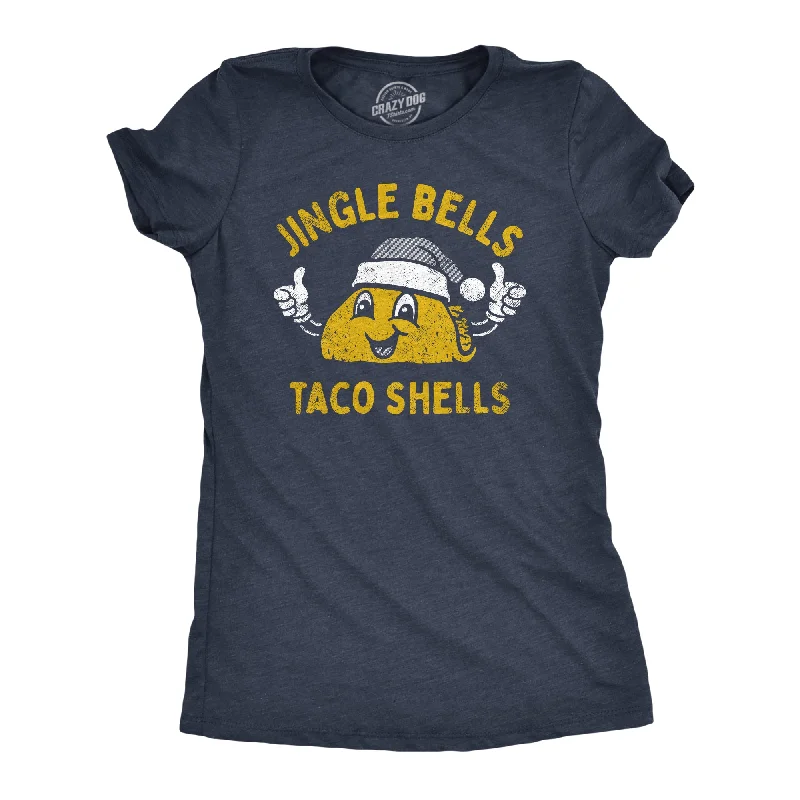 v-neck blouses for women -Jingle Bells Taco Shells Women's T Shirt