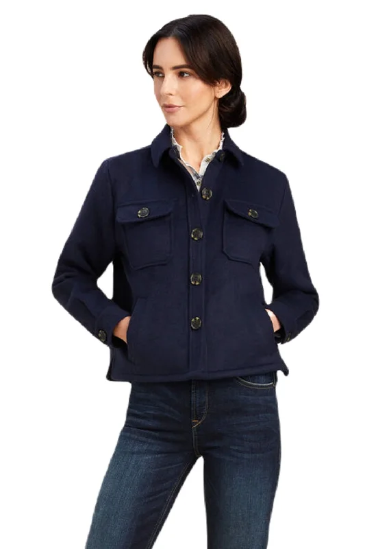 ladies' trench coats -Ariat Women's Ashford Shirt Jacket