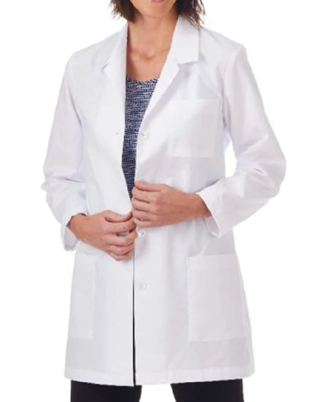 women's belted coats -Meta 33 Inch Women's Medical Lab Coat