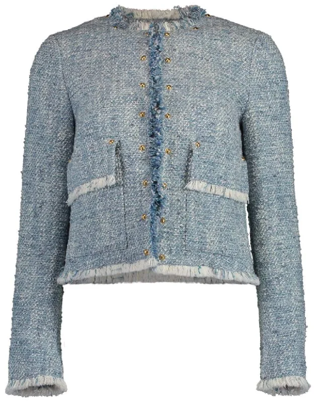 ladies' wool coats -Banati Tweed Jacket