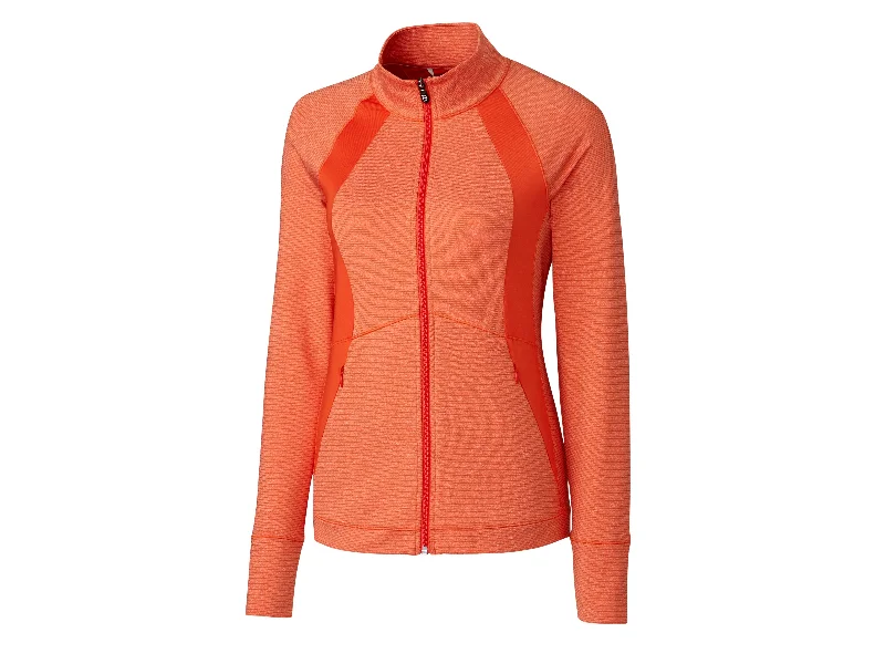 casual jackets for women -Cutter & Buck Ladies' Shoreline Colorblock Full-Zip Jacket