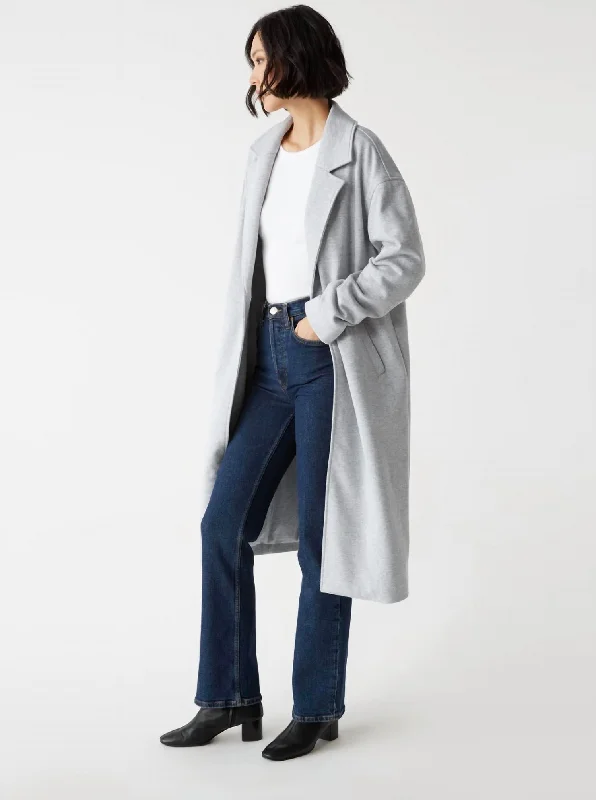 elegant coats for women -Torres Terry Overcoat In Heather Grey