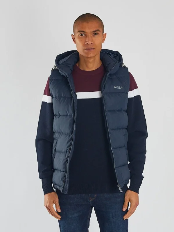 soft shell jackets for women -Tate Gilet North Navy