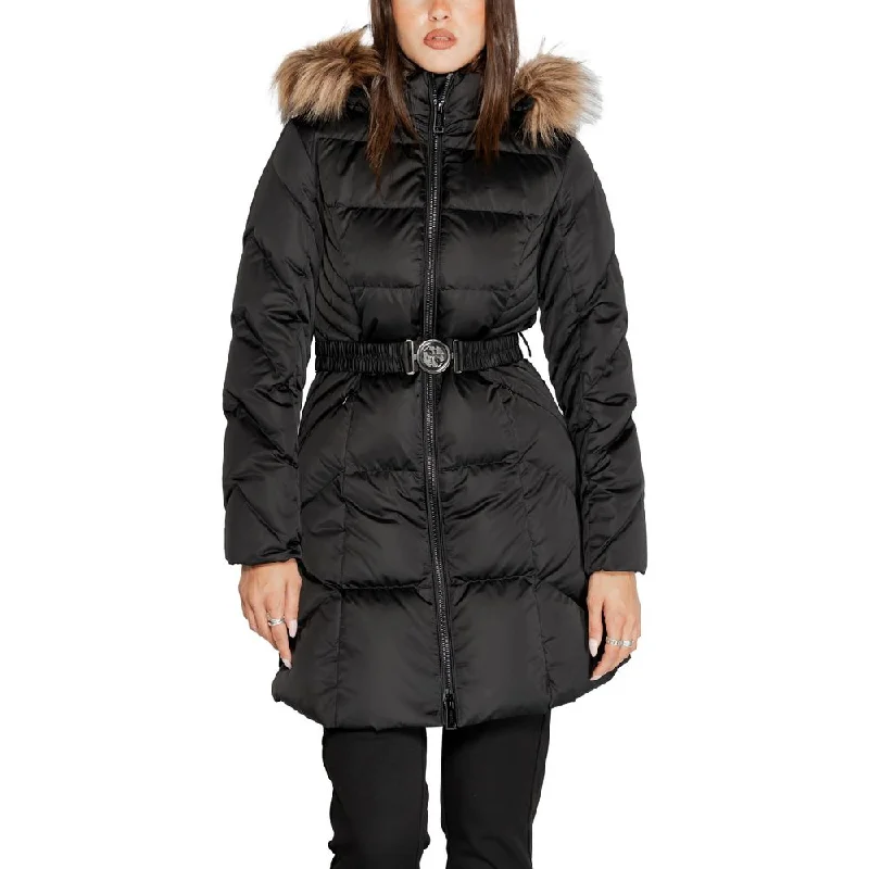 zip-up jackets for women -Guess  Polyester Jackets & Women's Coat