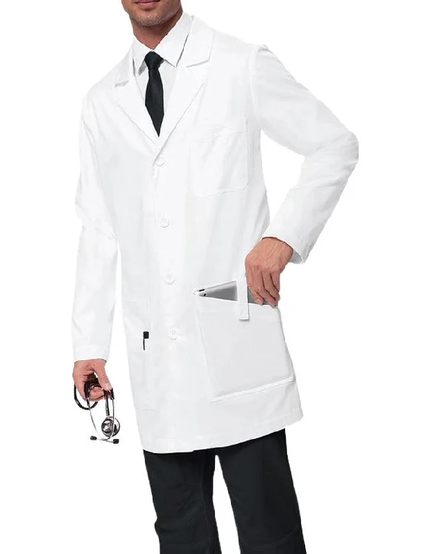 sporty jackets for women -KOI Men's Jack Long Labcoat