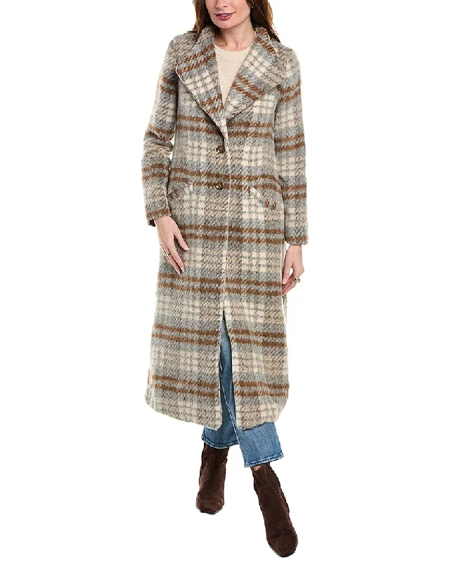 women's pea coats -Hutch Mooney Wool-Blend Coat