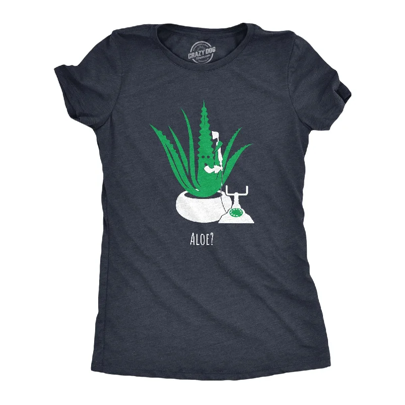 retro-style tops for women -Aloe Phone Call Women's T Shirt