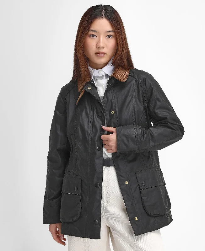 lightweight quilted coats for women -Barbour Ladies 130 Beadnell Sage