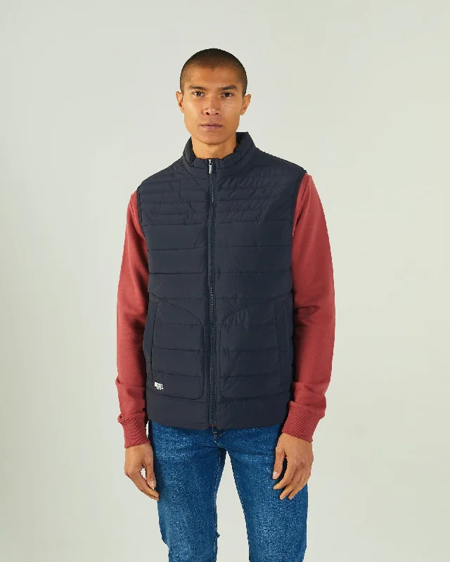 women's down jackets -Bastien Gilet Space Navy