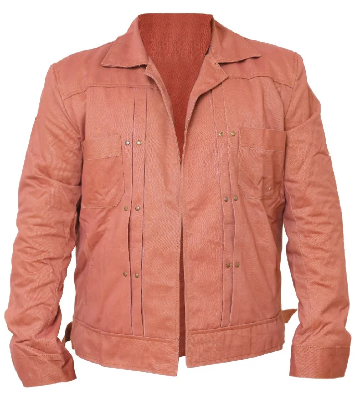 ladies' zip-up coats -Men Stylish Coat Style Cotton Jacket