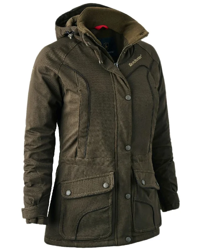 women's padded trench coats -Deerhunter Lady Mary Jacket