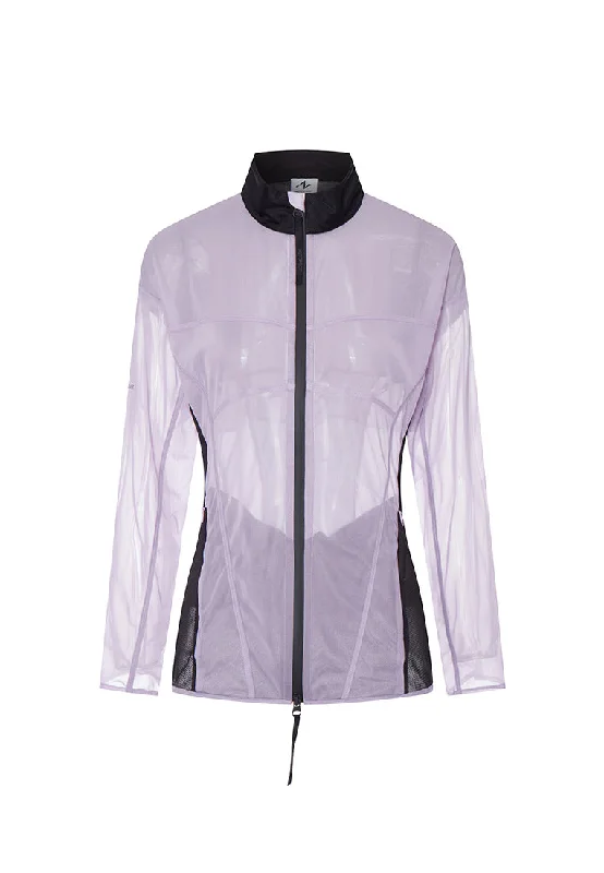 stylish short coats for women -Athena Ultra-Fine Mesh Jacket