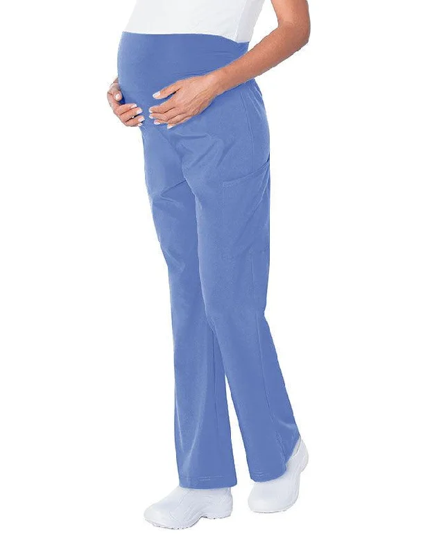 chic long jackets for women -Landau Proflex Women's Maternity Cargo Scrub Pant