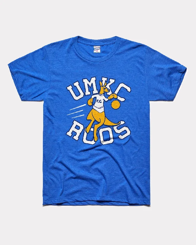 long sleeve tops for women -UMKC Dunking Roo Royal Blue T-Shirt