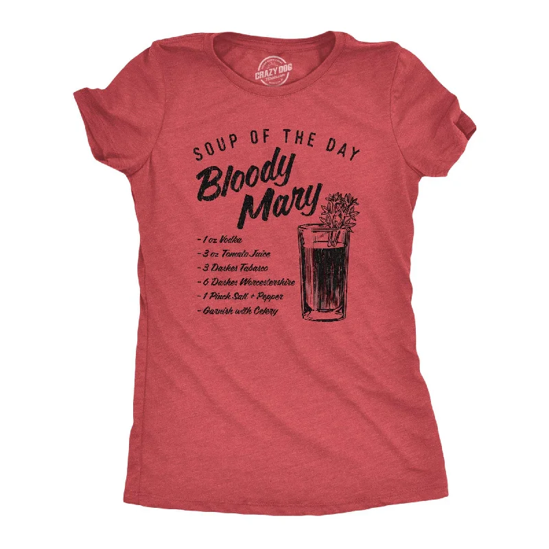 button-down shirts for women -Soup Of The Day Bloody Mary Women's T Shirt