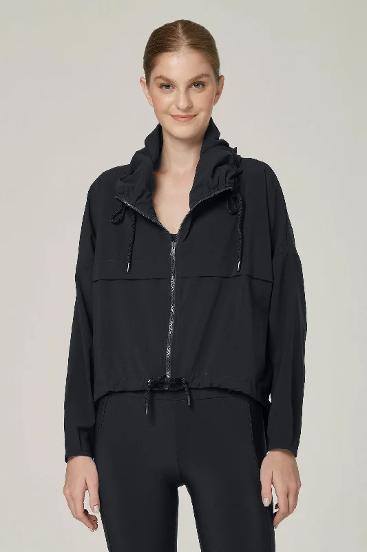 sporty jackets for women -Upgrade Navy Jacket