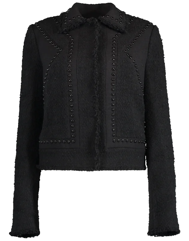 women's motorcycle jackets -Studded Jacket