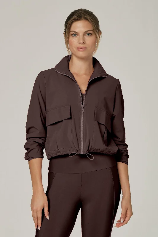 women's long trench coats -Short Coming Coffee Jacket (FINAL SALE)