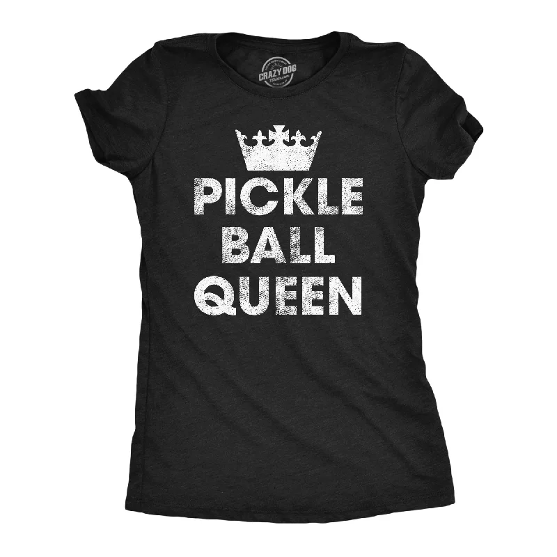 breathable cotton blouses for women -Pickleball Queen Women's T Shirt