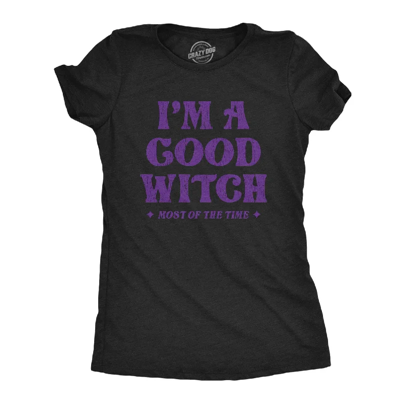 velvet crop tops for women -I'm A Good Witch Most Of The Time Women's T Shirt