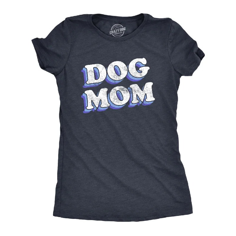 women's thermal tops -Dog Mom Retro Women's T Shirt