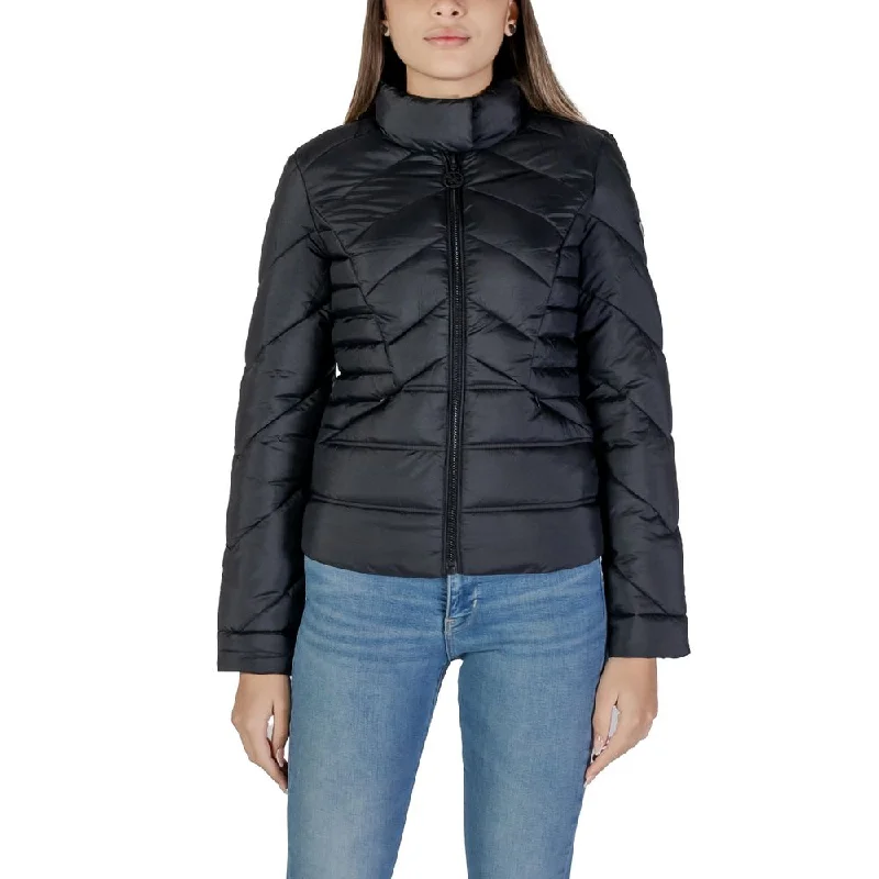 women's fur coats -Guess  Polyamide Jackets & Women's Coat