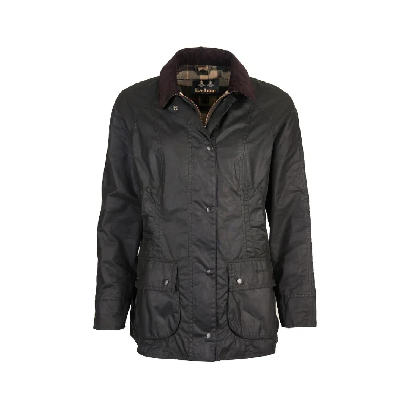 ladies' suede jackets -Barbour Women's Beadnell Wax Jacket