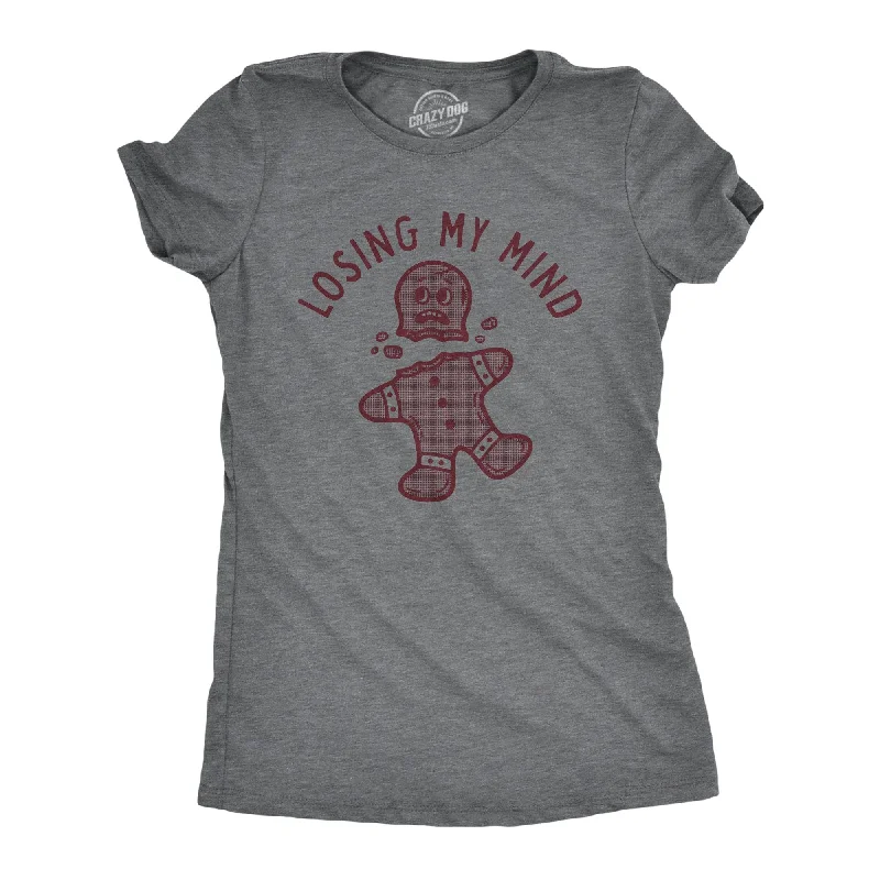 oversized linen shirts for ladies -Losing My Mind Women's T Shirt