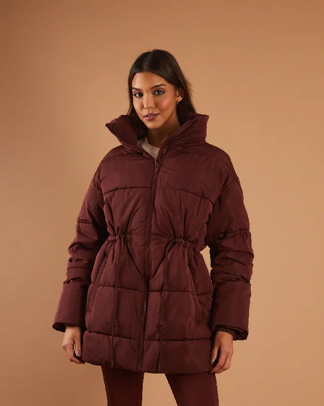 elegant double-breasted jackets for women -Suze Jacket Wine