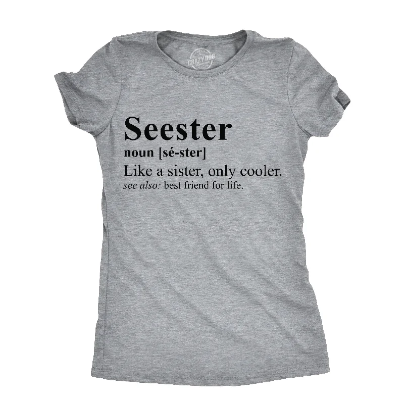 velvet crop tops for women -Seester Women's T Shirt