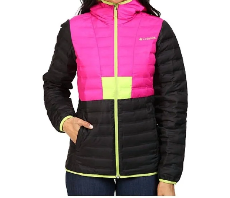 plaid coats for women -Puffer Coat Flashback Down Hooded Jacket In Black