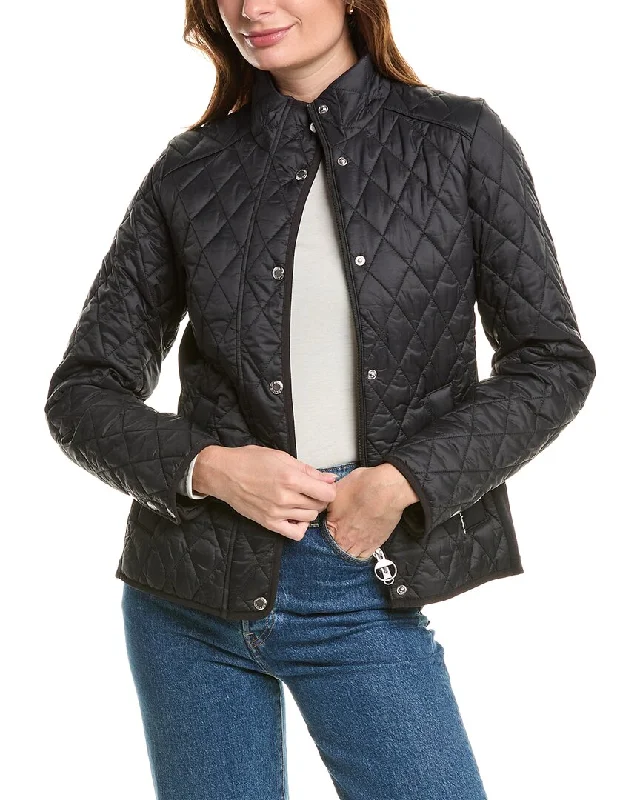 teddy bear coats for women -Barbour Yarrow Quilted Jacket