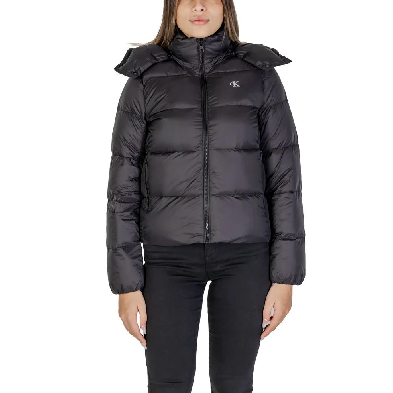 stylish wool jackets for women -Calvin Klein Jeans  Polyamide Jackets & Women's Coat