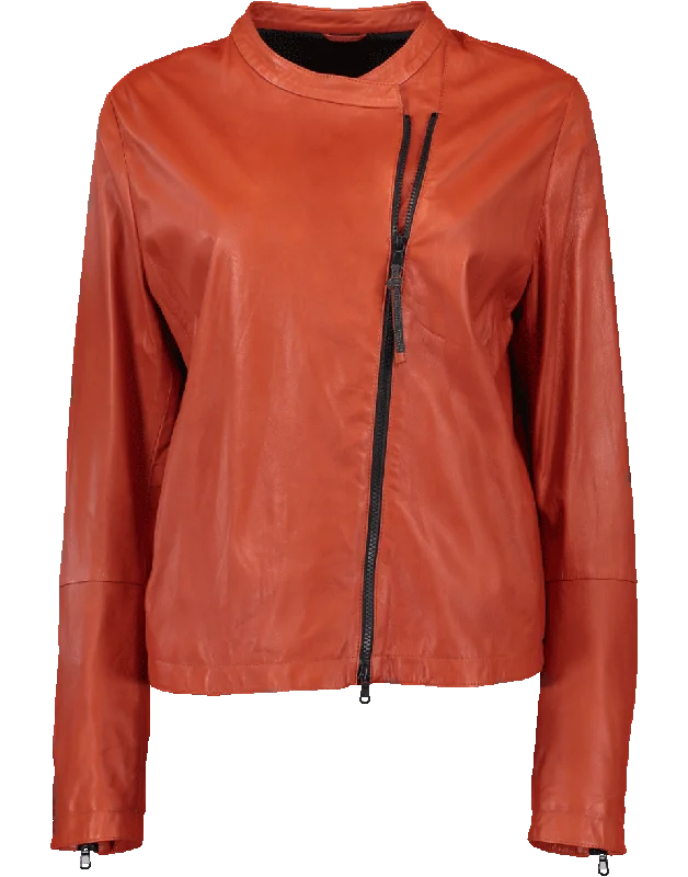 ladies' wool trench coats -Glove Leather Jacket