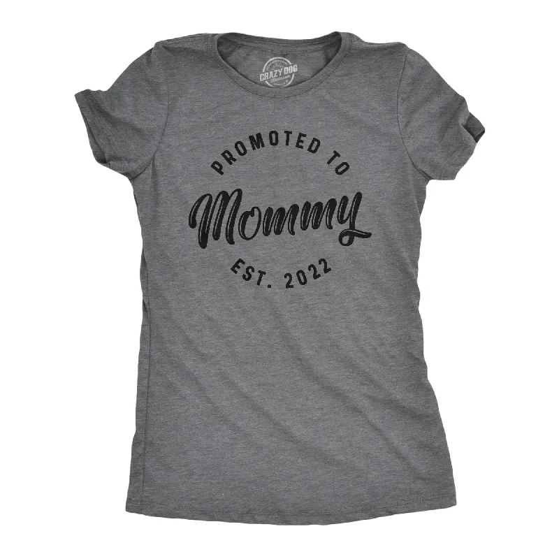 button-down shirts for women -Promoted To Mommy 20XX Women's T Shirt