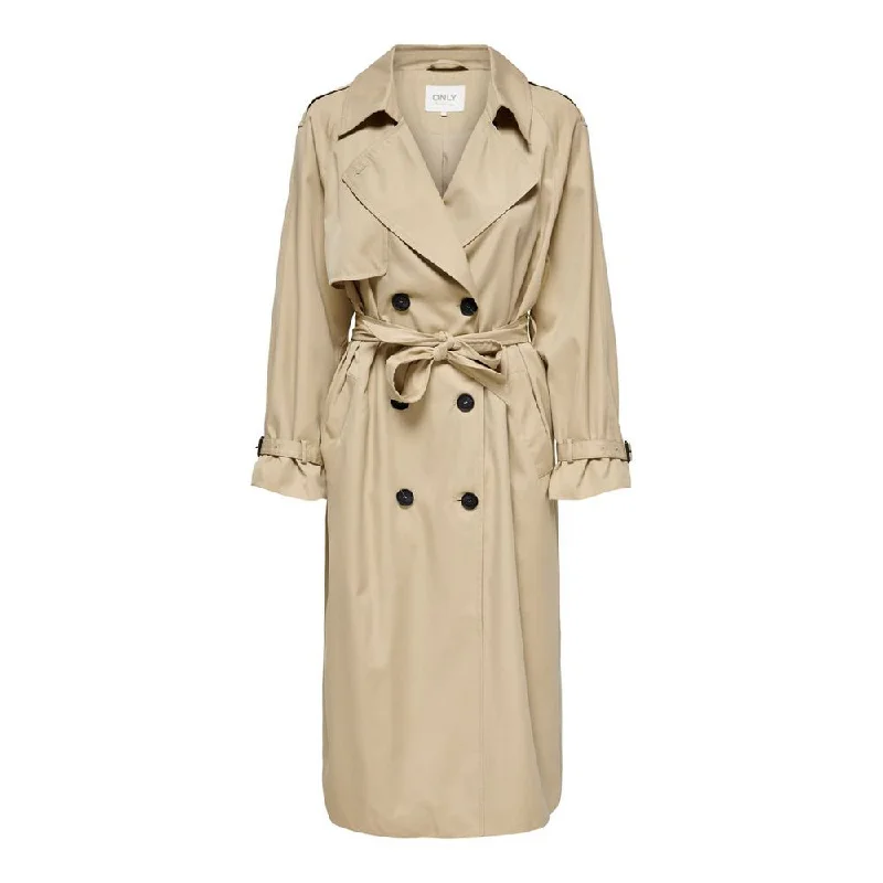 women's casual outerwear -Only  Polyester Jackets & Women's Coat