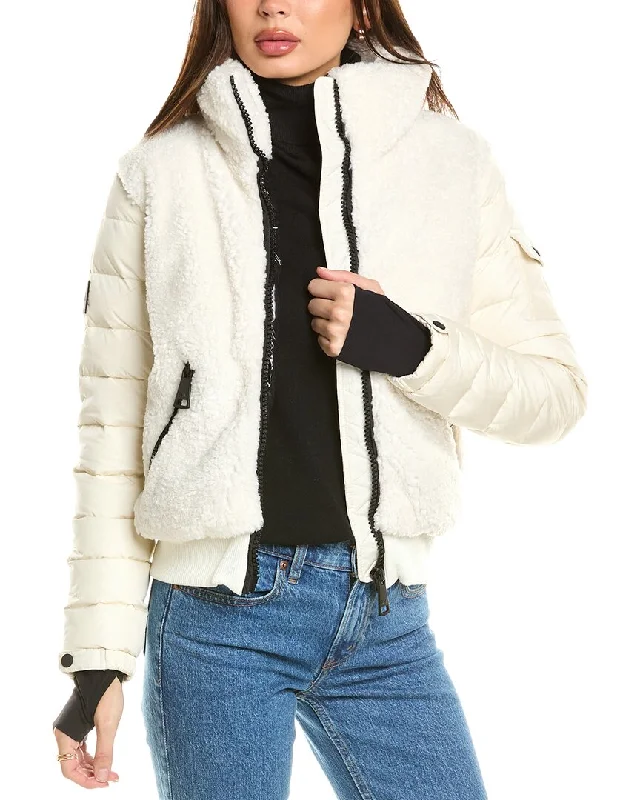 women's puffer vests -SAM. Carson Bomber Jacket