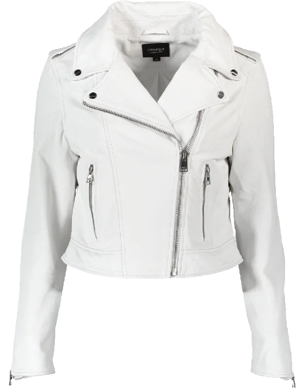 ladies' parka coats -Gigi Biker Jacket