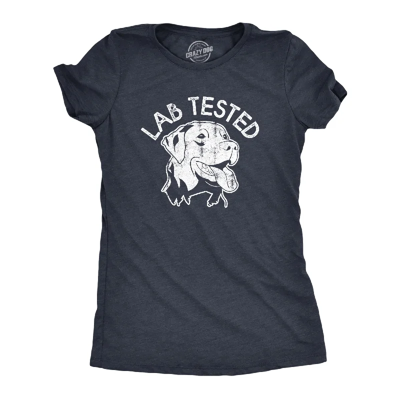 casual plaid shirts for women -Lab Tested Women's T Shirt