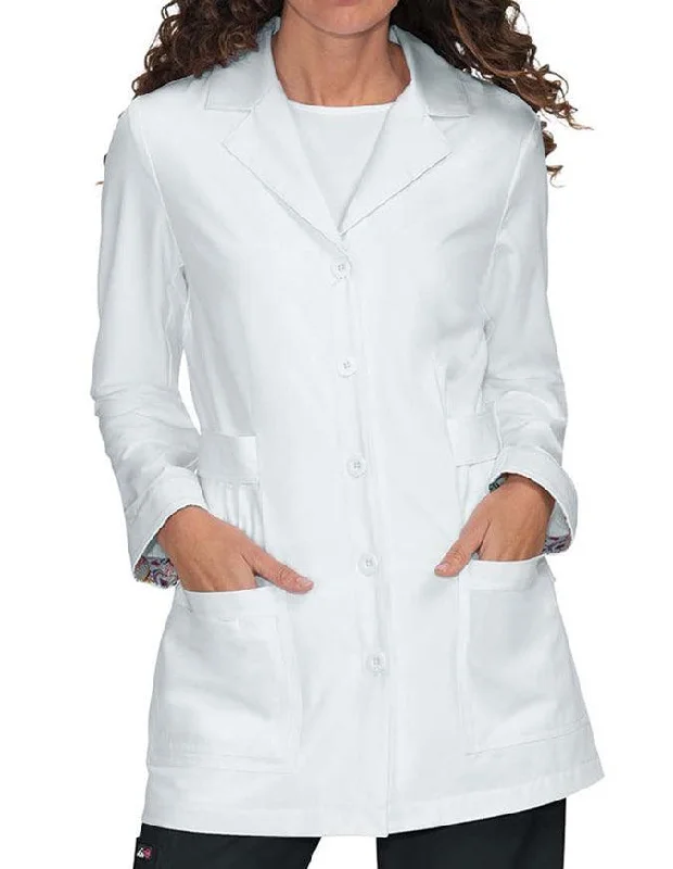 women's cardigan coats -KOI Basics Women's Janice Labcoat