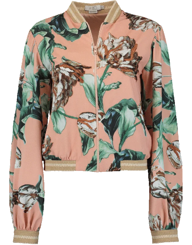 teddy bear coats for women -Botanica Bomber Jacket