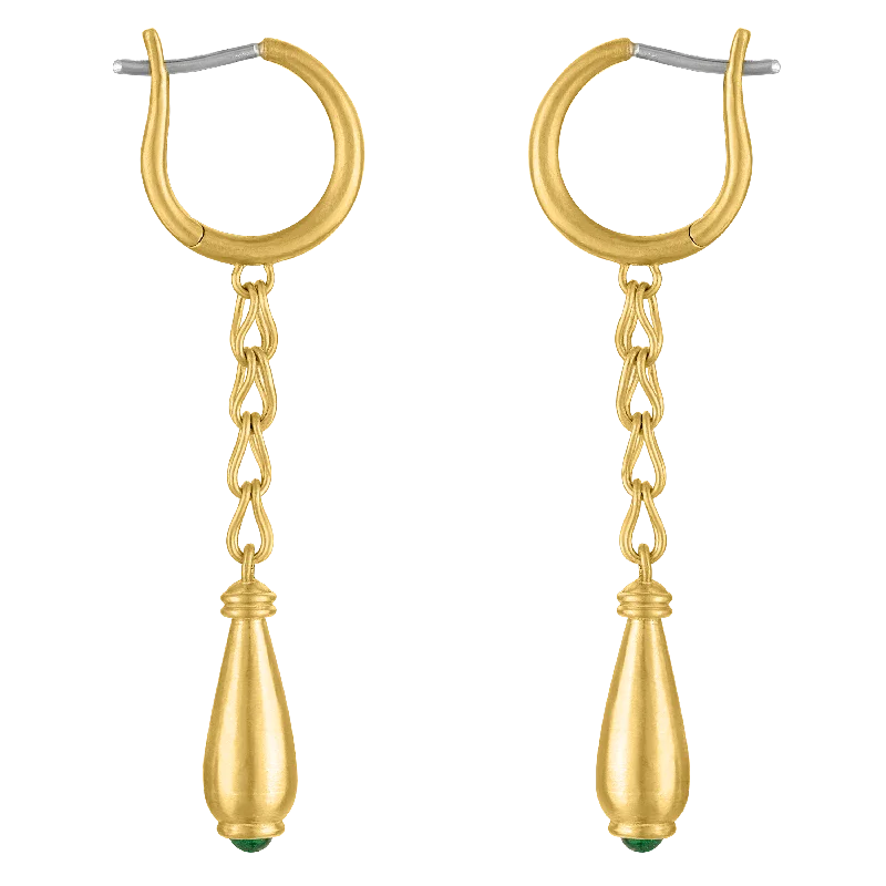 women’s ear cuffs -Emerald Constantia Earrings