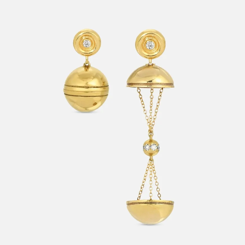 tassel earrings for women -Shimmer Hatch Earrings