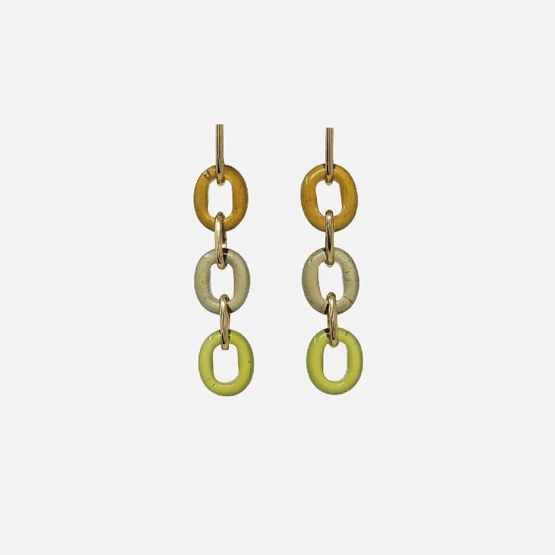 women’s colorful earrings -ITL Trio Earrings | Earth