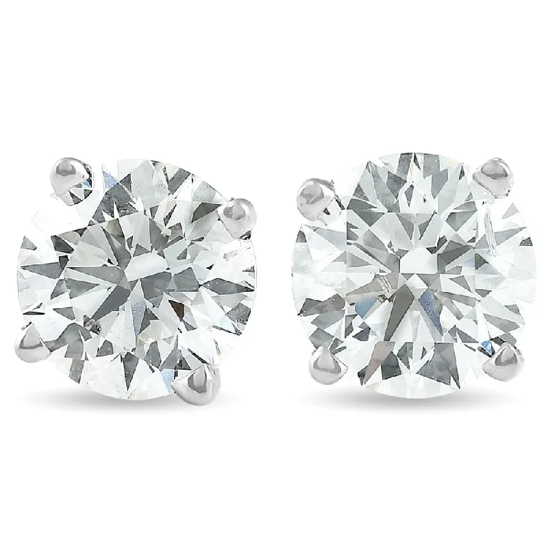 women’s jade earrings -VS Platinum 1 1/2ct Lab Grown Diamond Studs