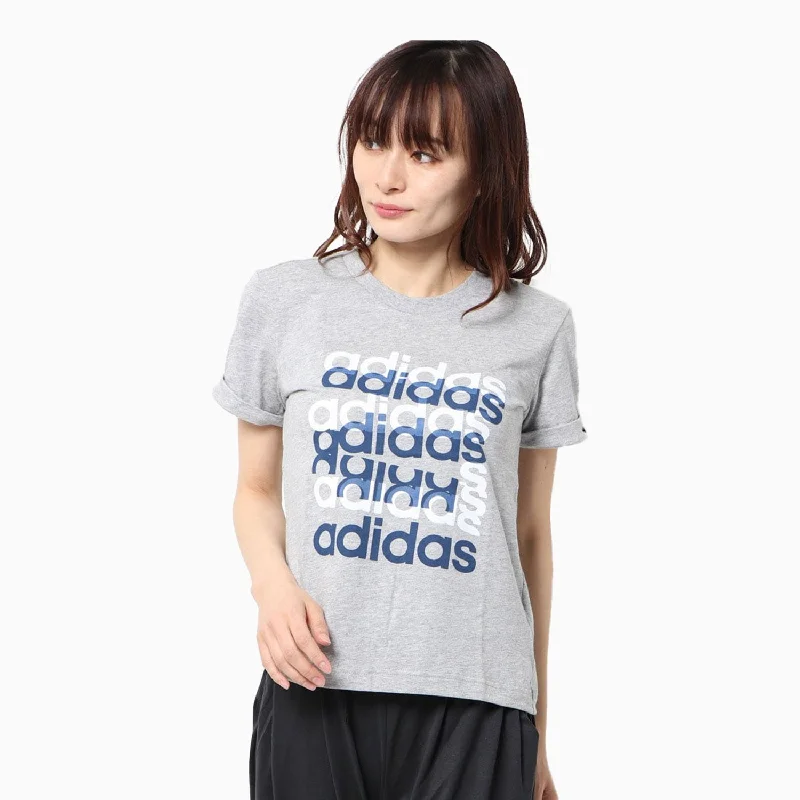 oversized linen shirts for ladies -Women's Big Graphic T Shirt