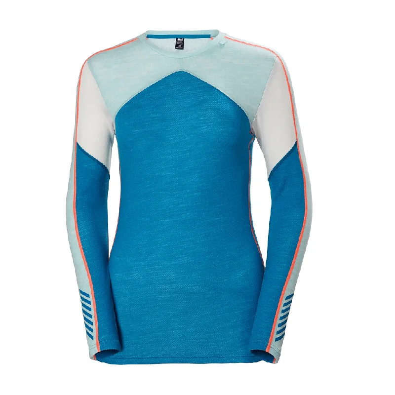 keyhole blouses for ladies -Helly Hansen Women's HH Lifa Merino Crew - Past Season