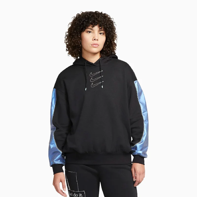 layered tops for ladies -Women's Sportswear Graphic Pull Over Hoodie