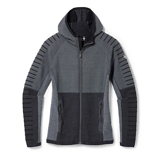 casual t-shirts for women -Smartwool Women's Intraknit Merino Fleece Full Zip Hoodie