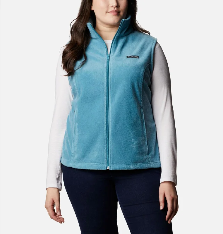 button-down shirts for women -Women's Benton Springs Vest Plus Sizes